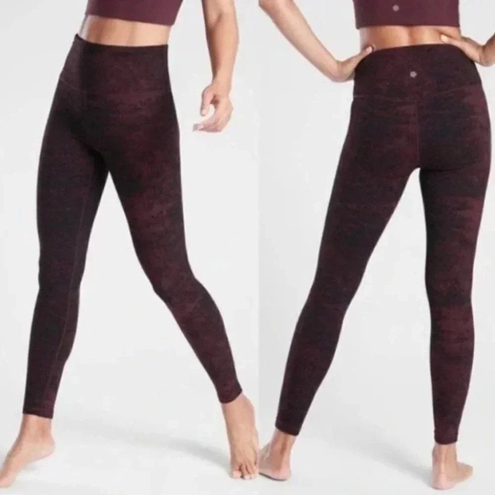 2-Pair of Athleta Elation Glade 7/8 Leggings Size Small